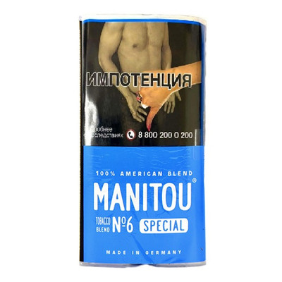 Табак самокр Manitou AB Spec Blue №6 30гр  