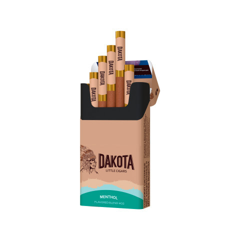 Сигариллы с фильтром Dakota с ароматом Menthol компакт *20  