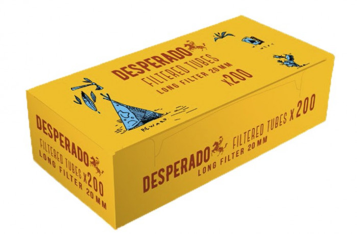 Гильзы сигаретные Desperado Лонг фильтр 20мм (200)  